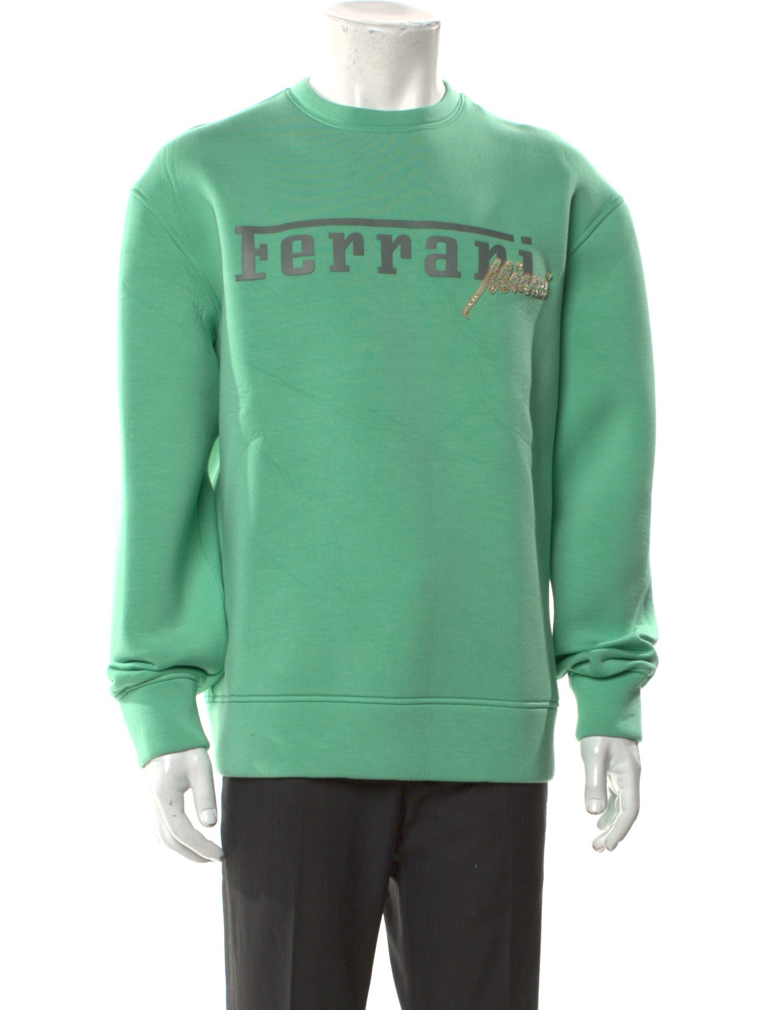 Ferrari Graphic Print Crew Neck Pullover w/ Tags