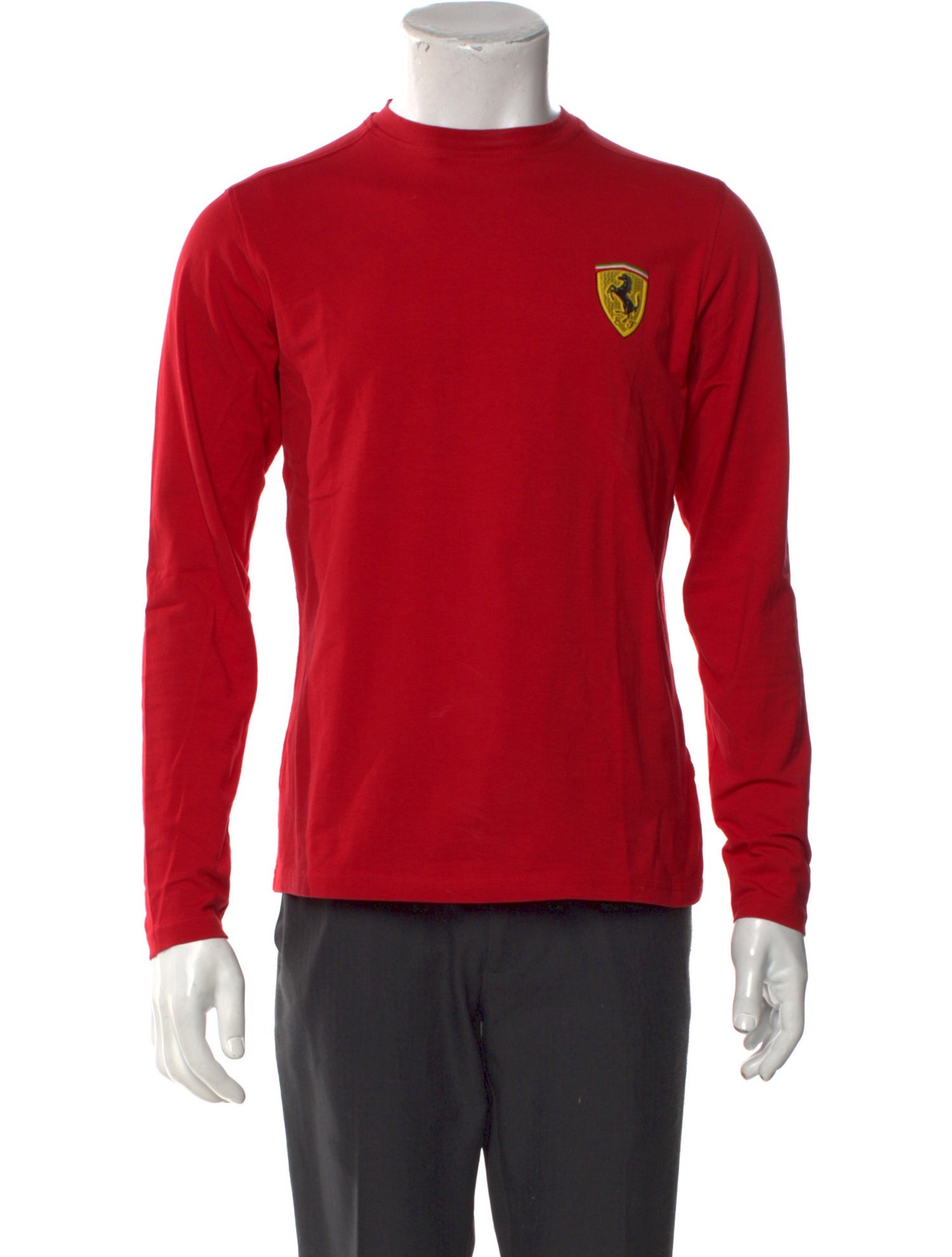 Ferrari Graphic Print Crew Neck T-Shirt