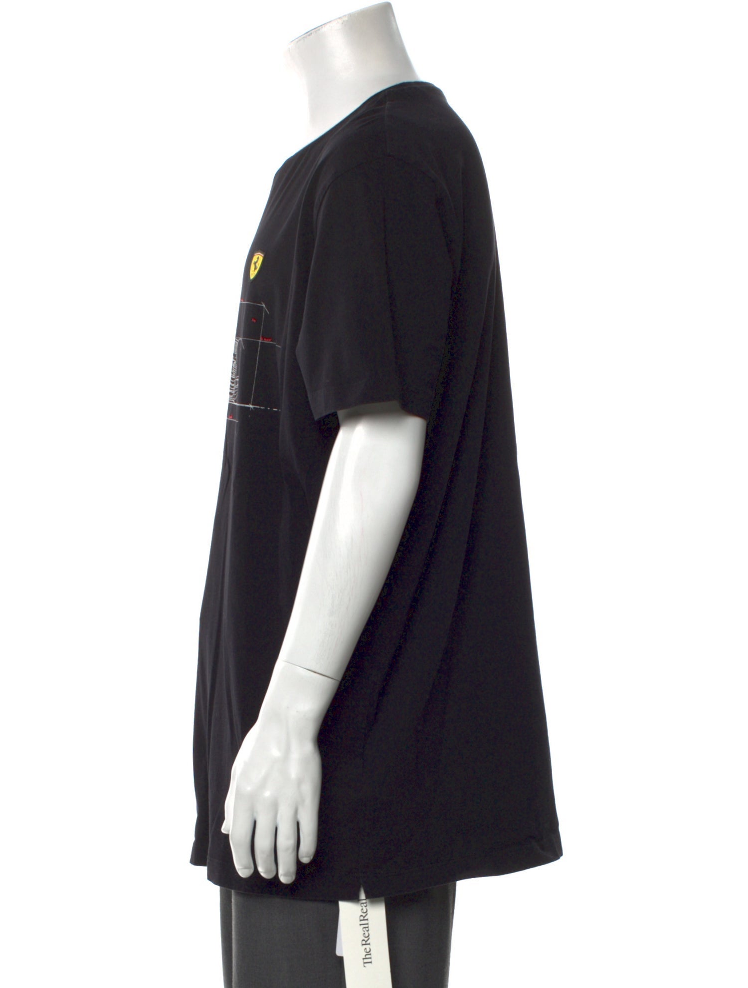 Ferrari Graphic Print Crew Neck T-Shirt