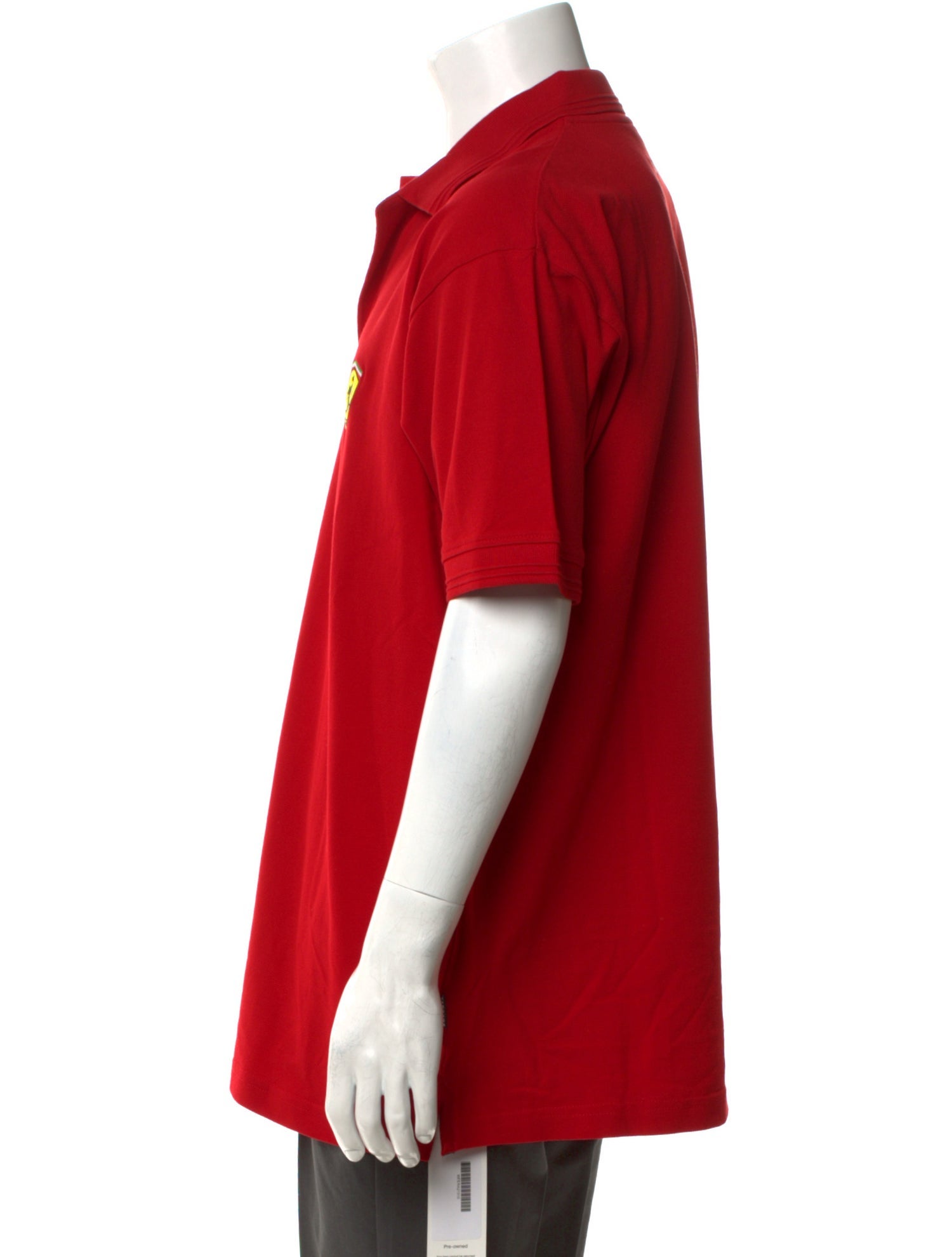 Ferrari Collar Short Sleeve Polo Shirt