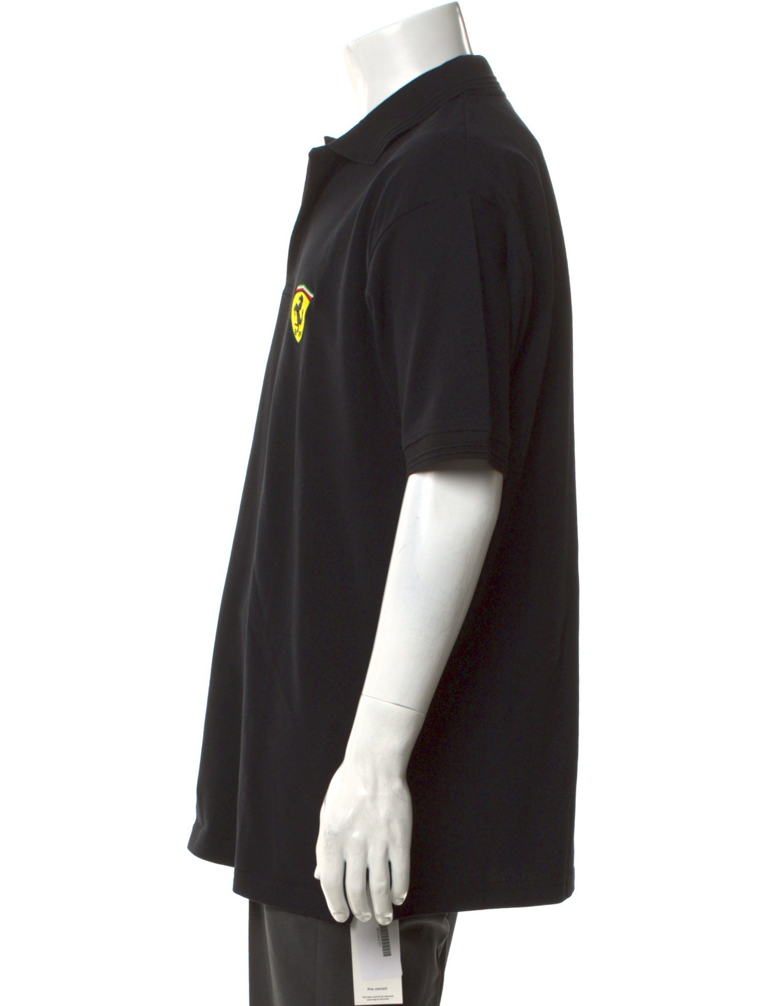 Ferrari Collar Short Sleeve Polo Shirt