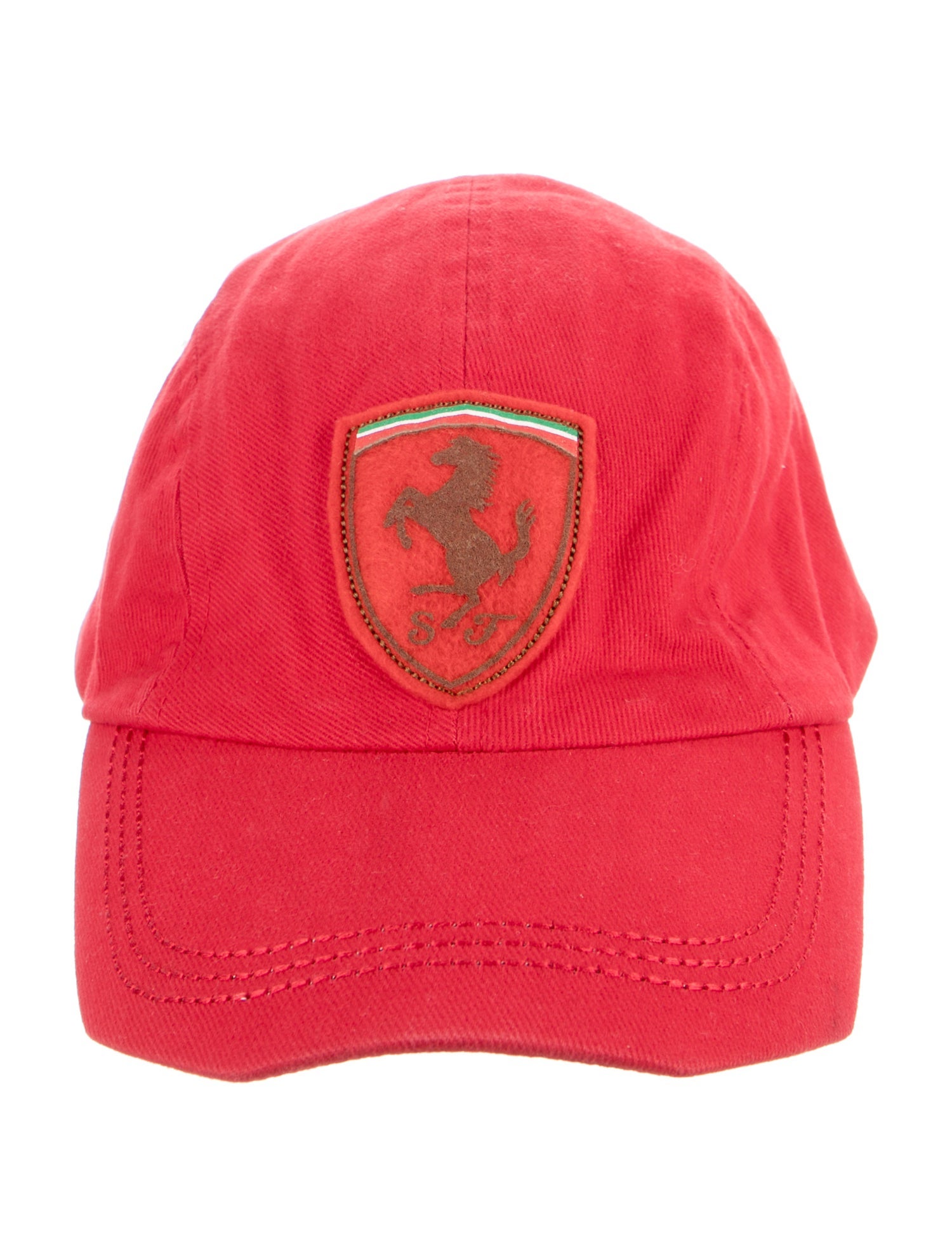Ferrari Embroidered Canvas Baseball Cap