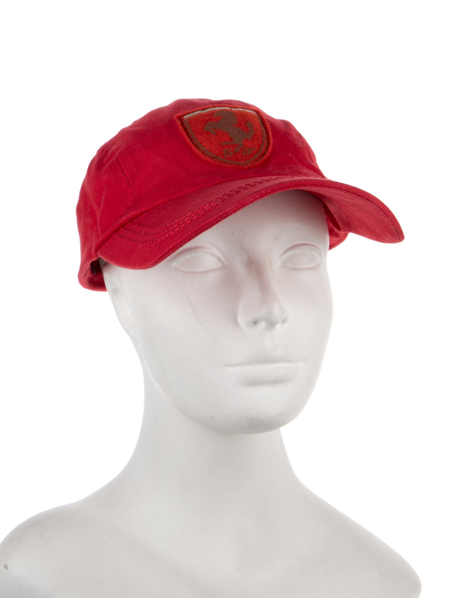 Ferrari Embroidered Canvas Baseball Cap