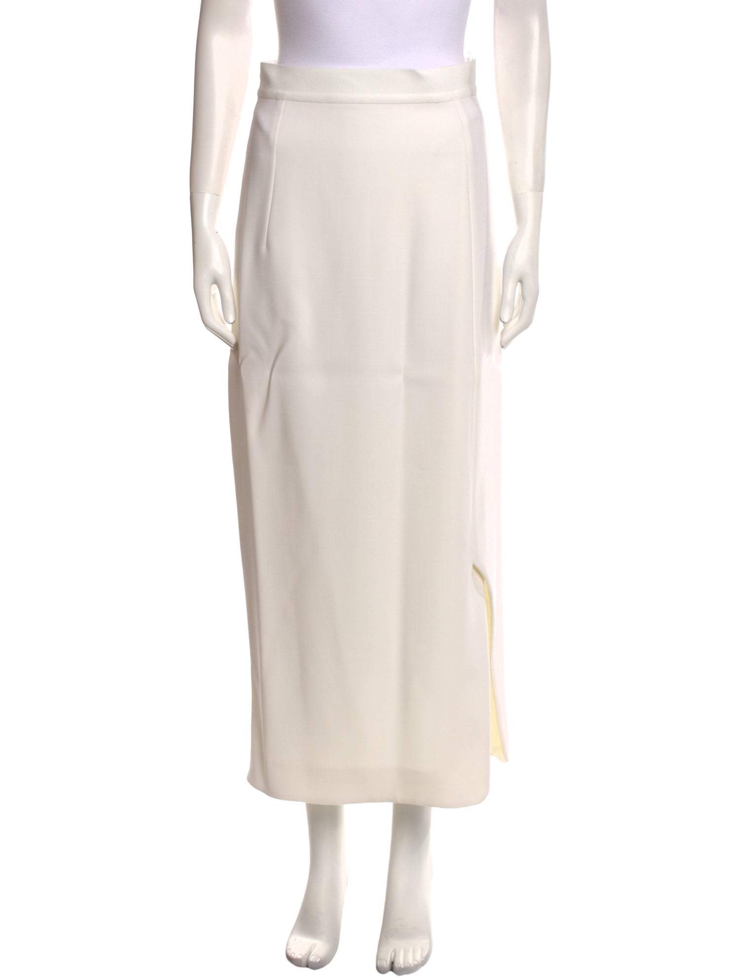 FFORME Wool Midi Length Skirt