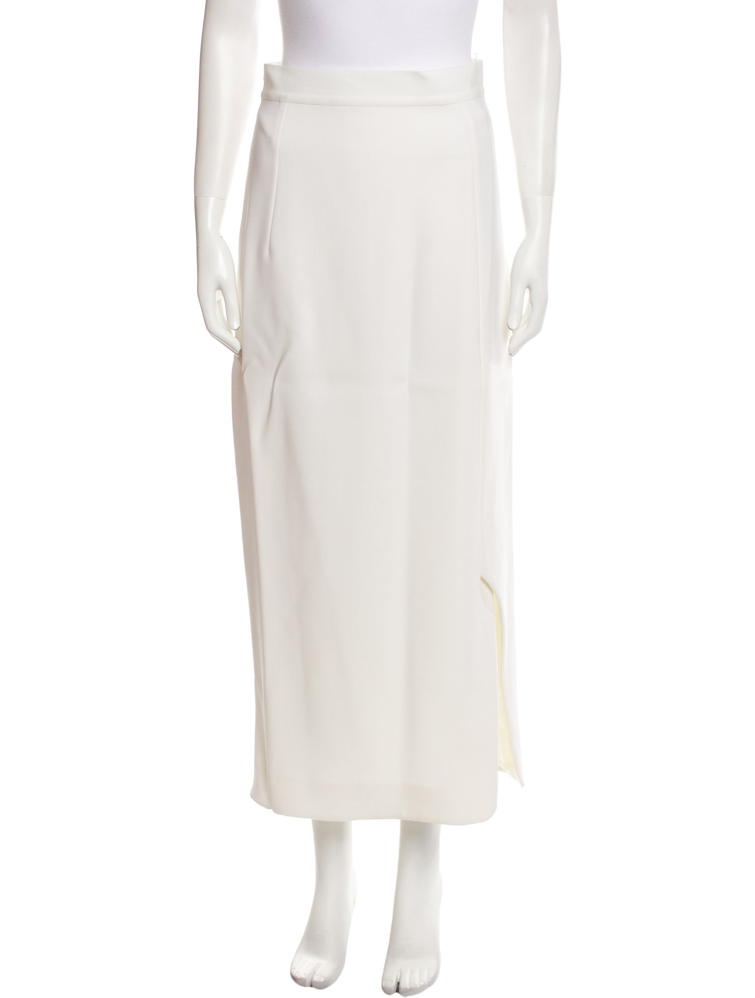 FFORME Wool Midi Length Skirt