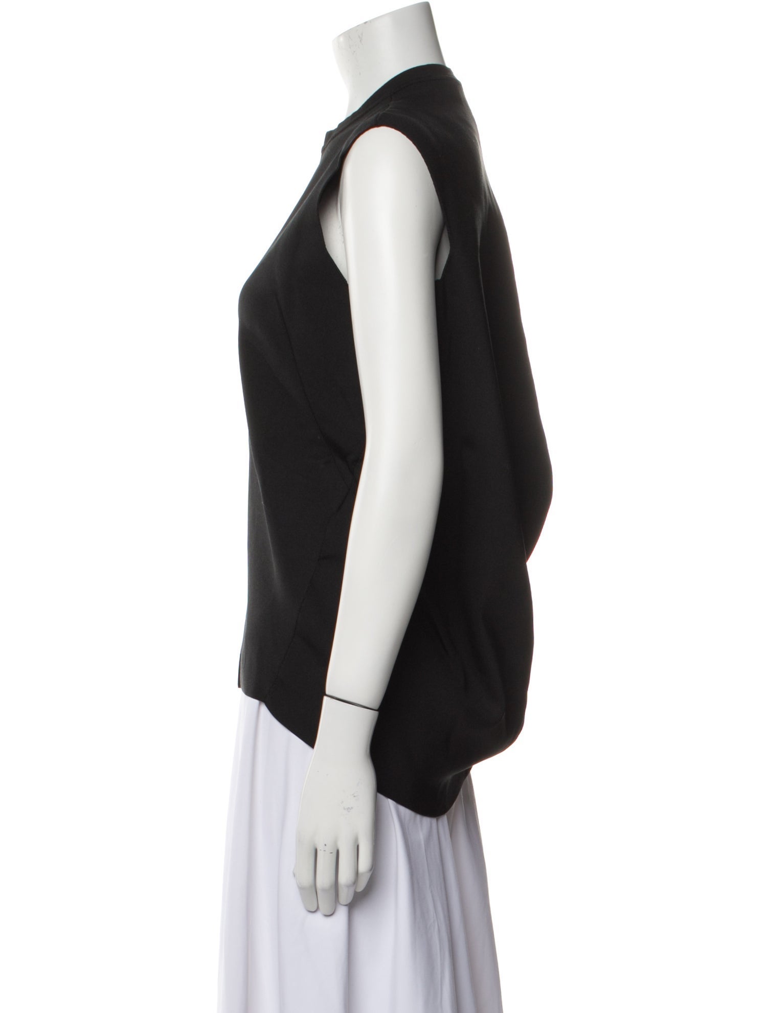 FFORME Silk Crew Neck Top w/ Tags