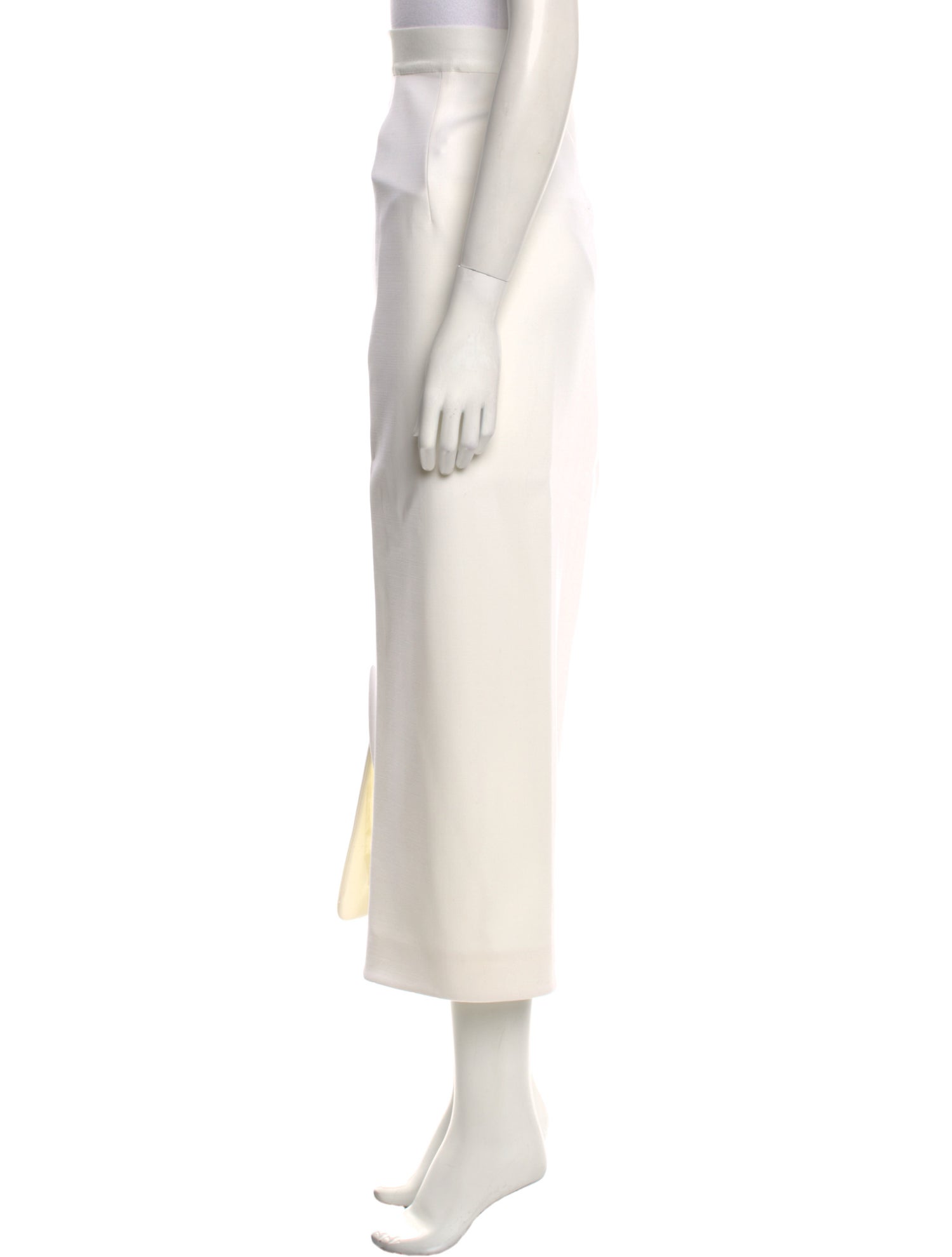 FFORME Virgin Wool Midi Length Skirt