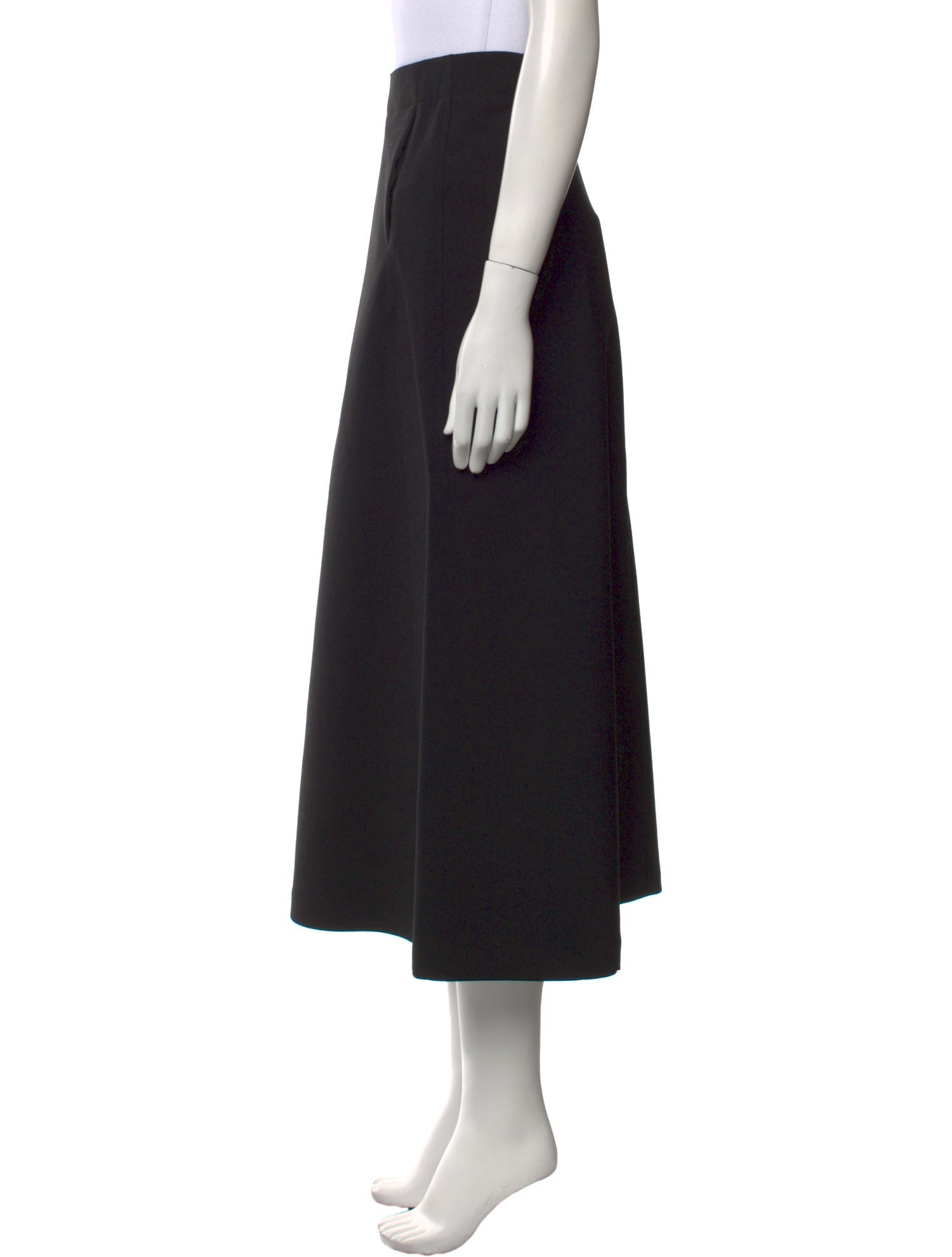 FFORME Virgin Wool Midi Length Skirt