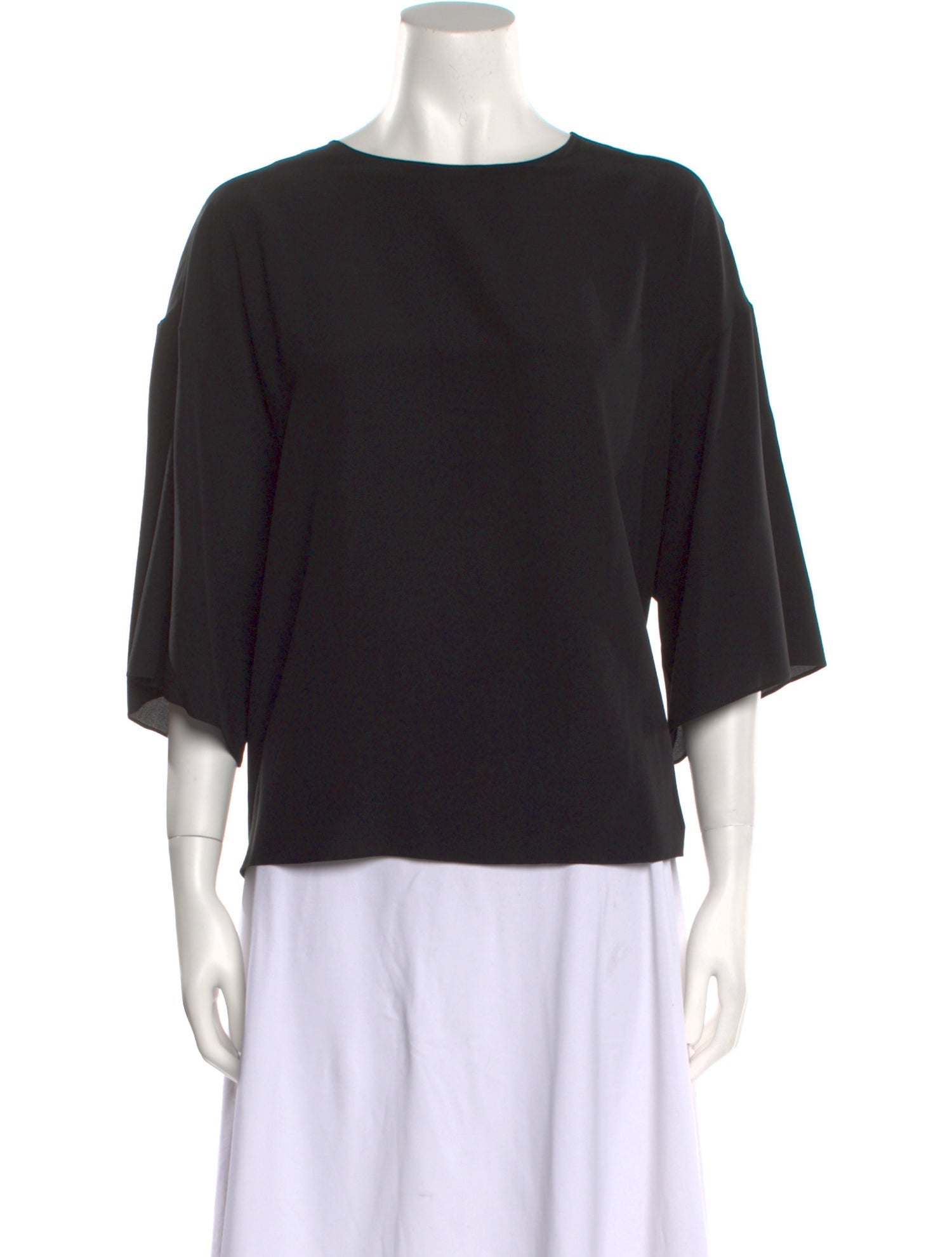 FFORME Bateau Neckline Three-Quarter Sleeve Top w/ Tags