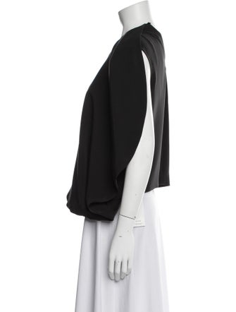 FFORME Silk Crew Neck Blouse