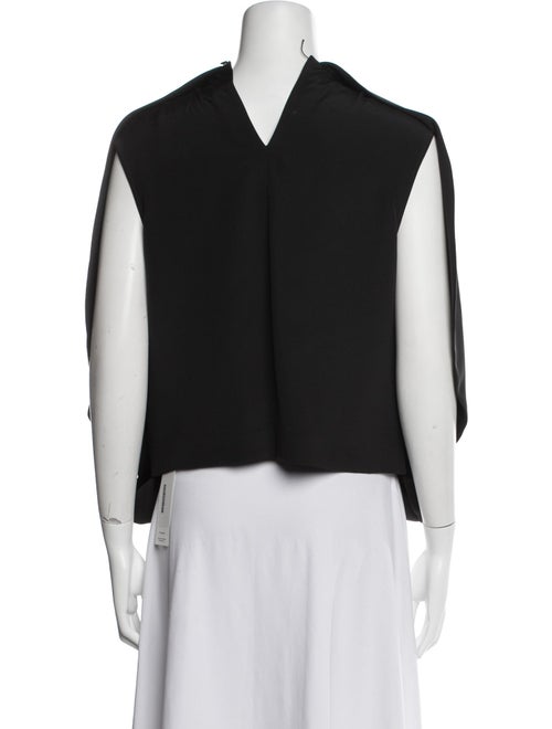 FFORME Silk Crew Neck Blouse