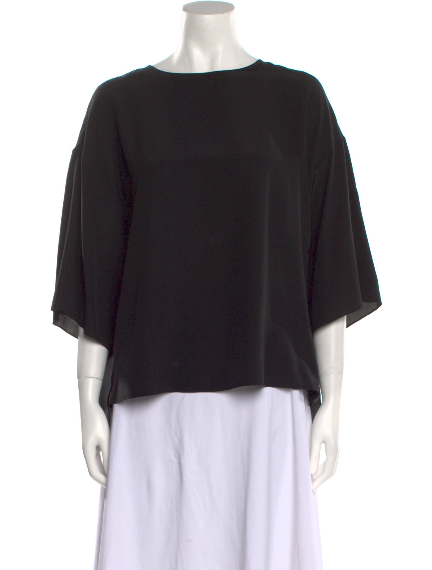 FFORME Silk Bateau Neckline Blouse w/ Tags