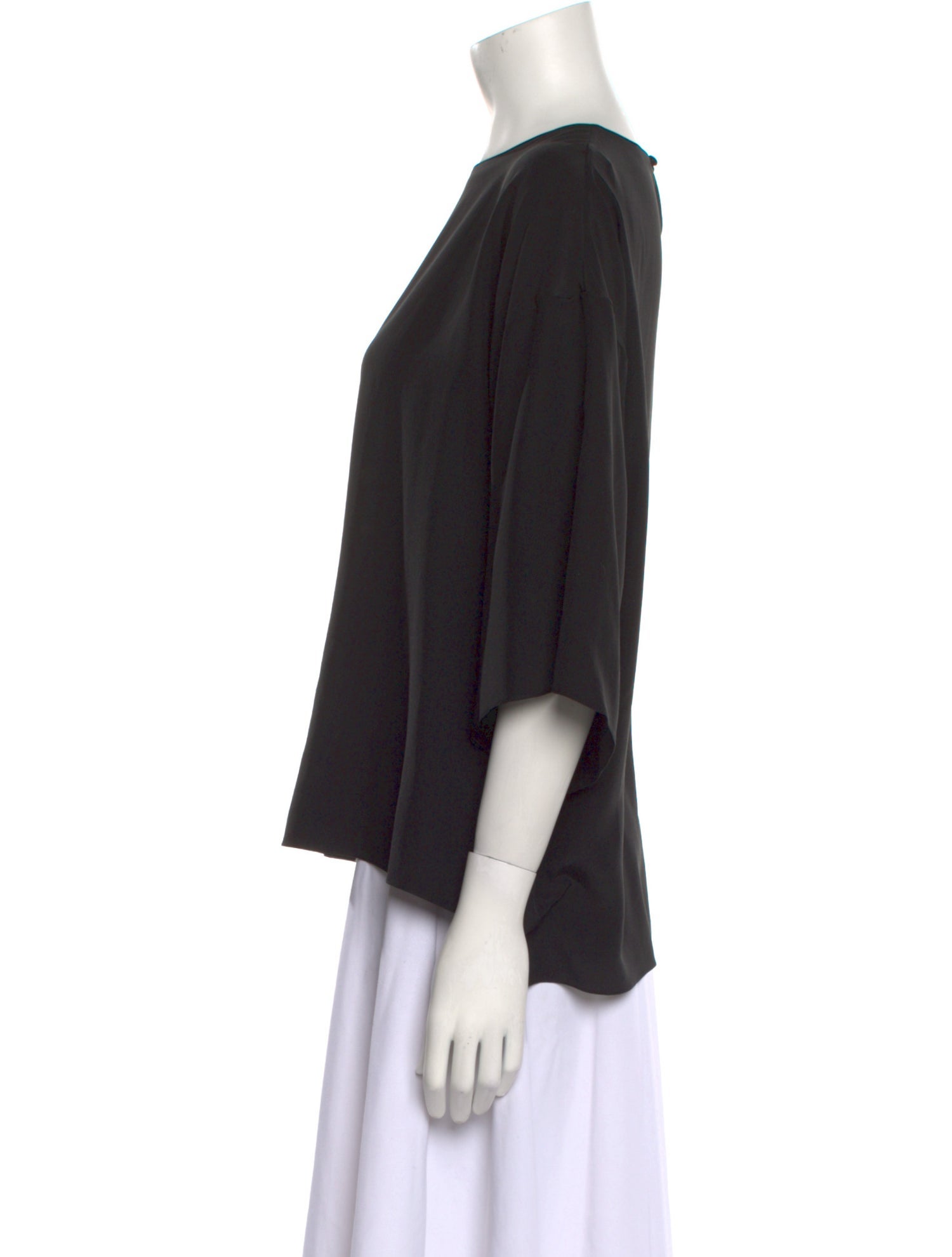 FFORME Silk Bateau Neckline Blouse w/ Tags