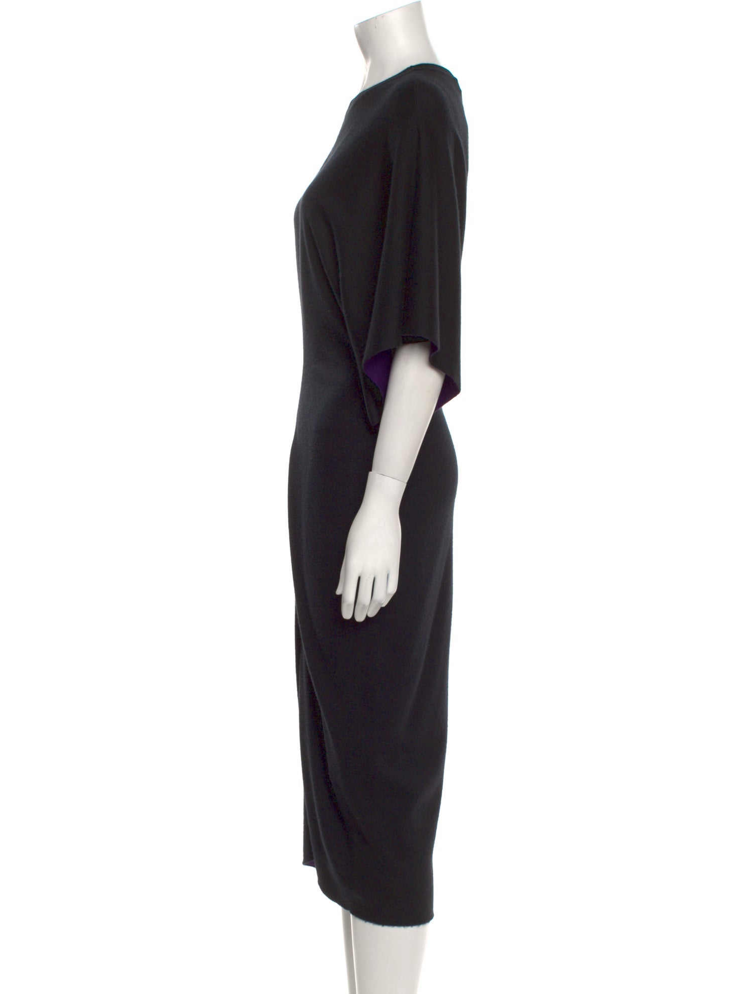 FFORME Crew Neck Long Dress