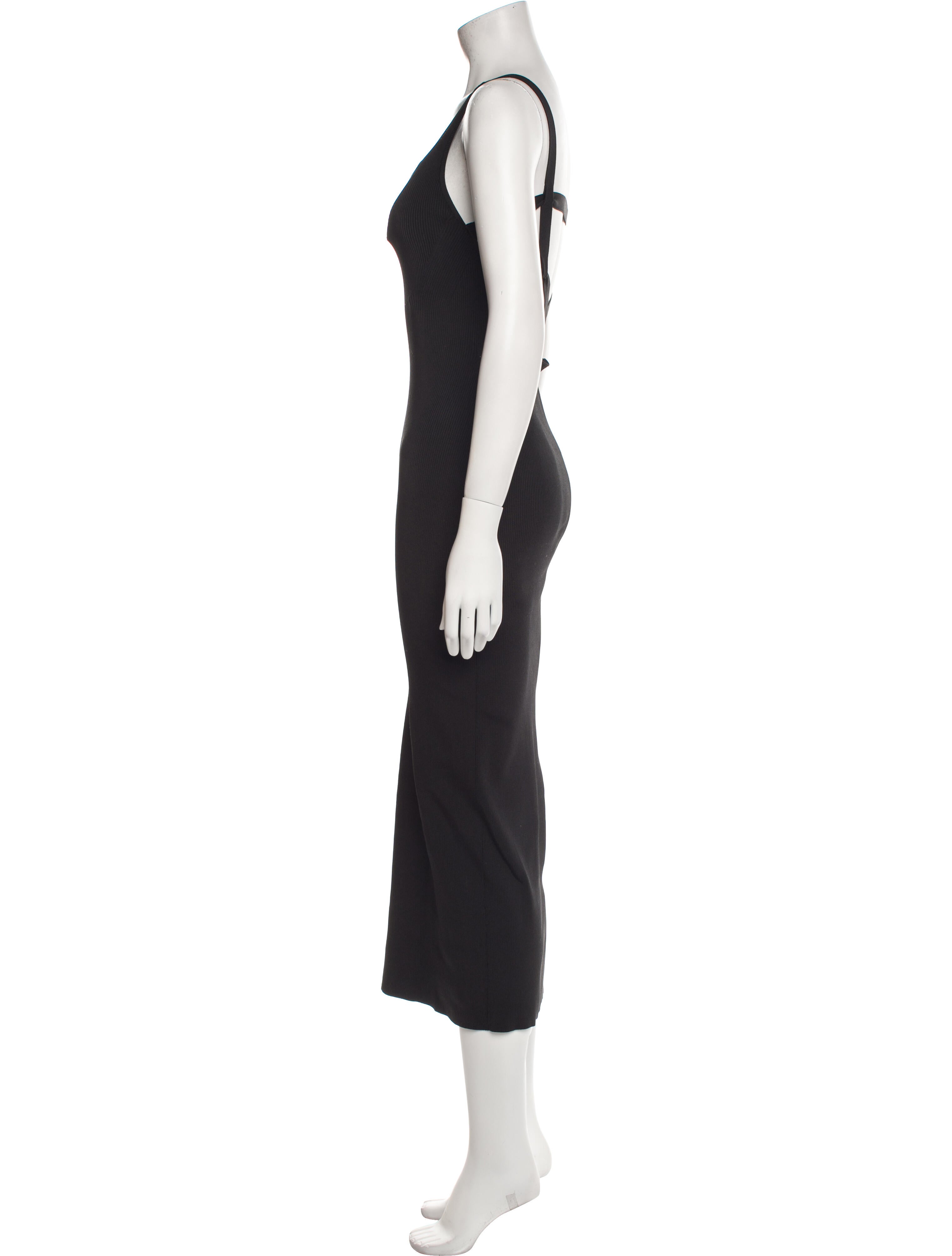 FFORME Scoop Neck Long Dress