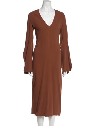 FFORME V-Neck Long Dress