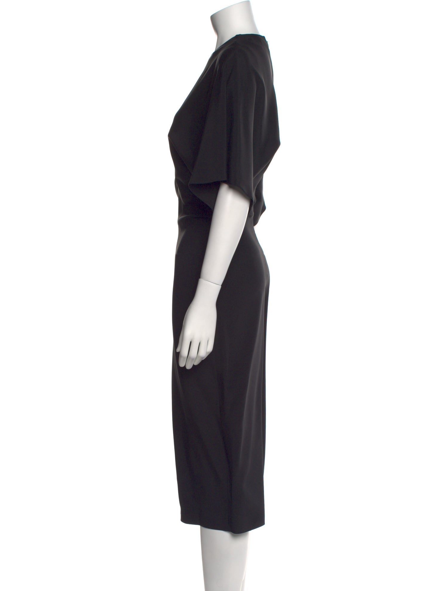 FFORME Crew Neck Midi Length Dress