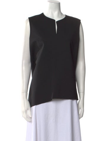 Fforme Tops Virgin Wool V-Neck Top XS