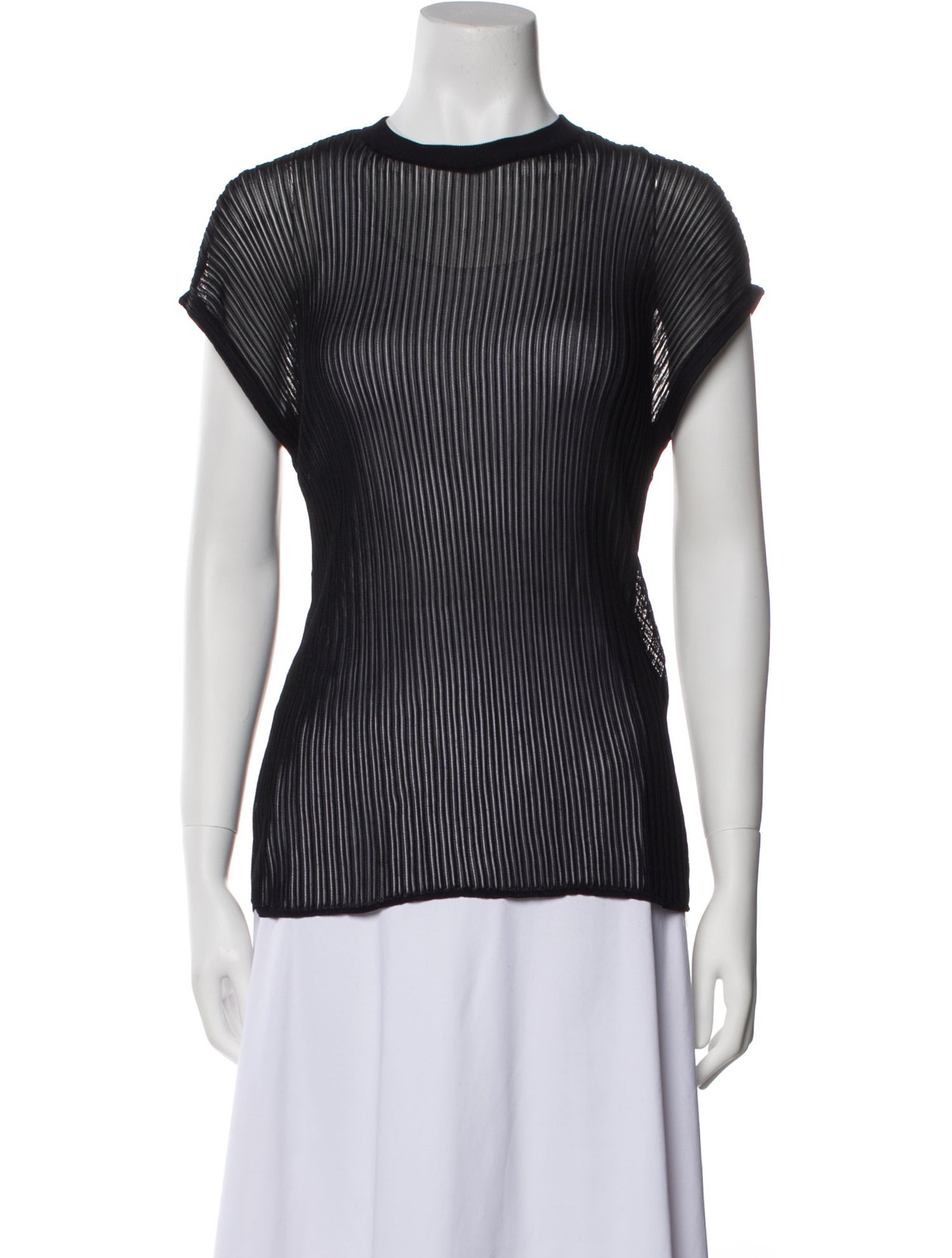 FFORME Striped Crew Neck Top w/ Tags