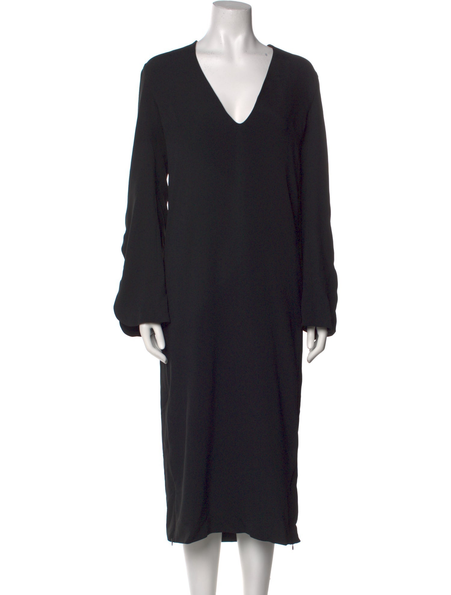 FFORME V-Neck Midi Length Dress