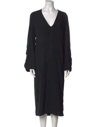 FFORME V-Neck Midi Length Dress