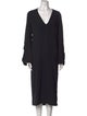 FFORME V-Neck Midi Length Dress