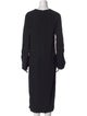 FFORME V-Neck Midi Length Dress