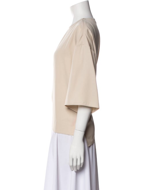 FFORME Bateau Neckline Three-Quarter Sleeve Top