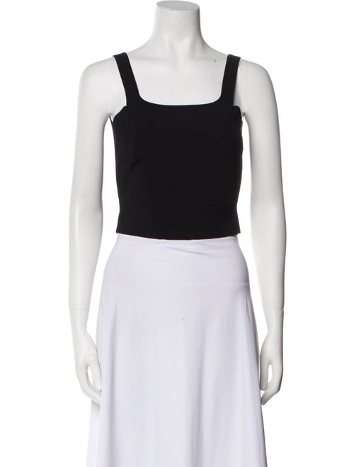 FFORME Square Neckline Sleeveless Crop Top