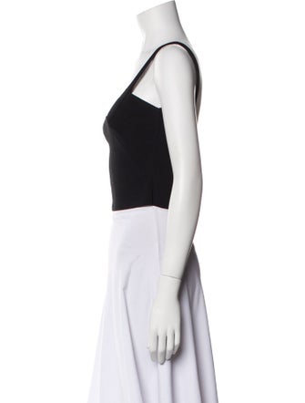 FFORME Square Neckline Sleeveless Crop Top