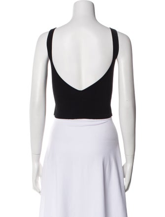 FFORME Square Neckline Sleeveless Crop Top