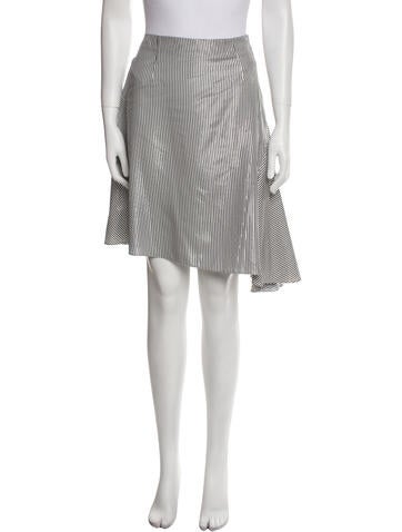 Fforme Skirts Striped Knee-Length Skirt S