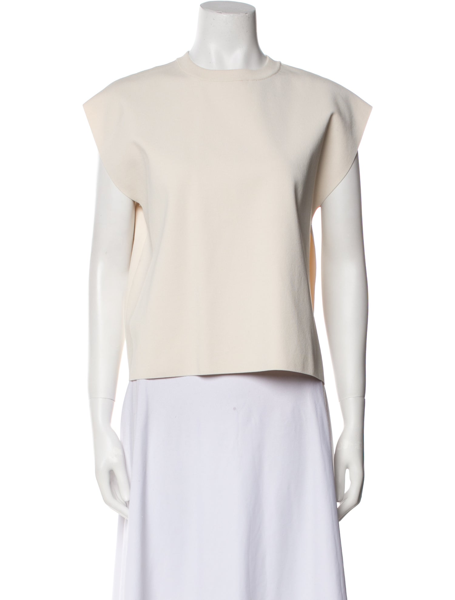 FFORME Crew Neck Short Sleeve Crop Top