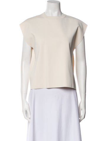 Fforme Tops Crew Neck Short Sleeve Crop Top S