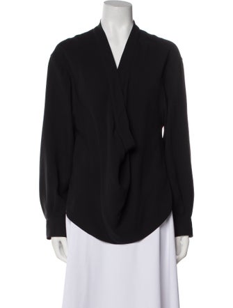 FFORME V-Neck Long Sleeve Blouse