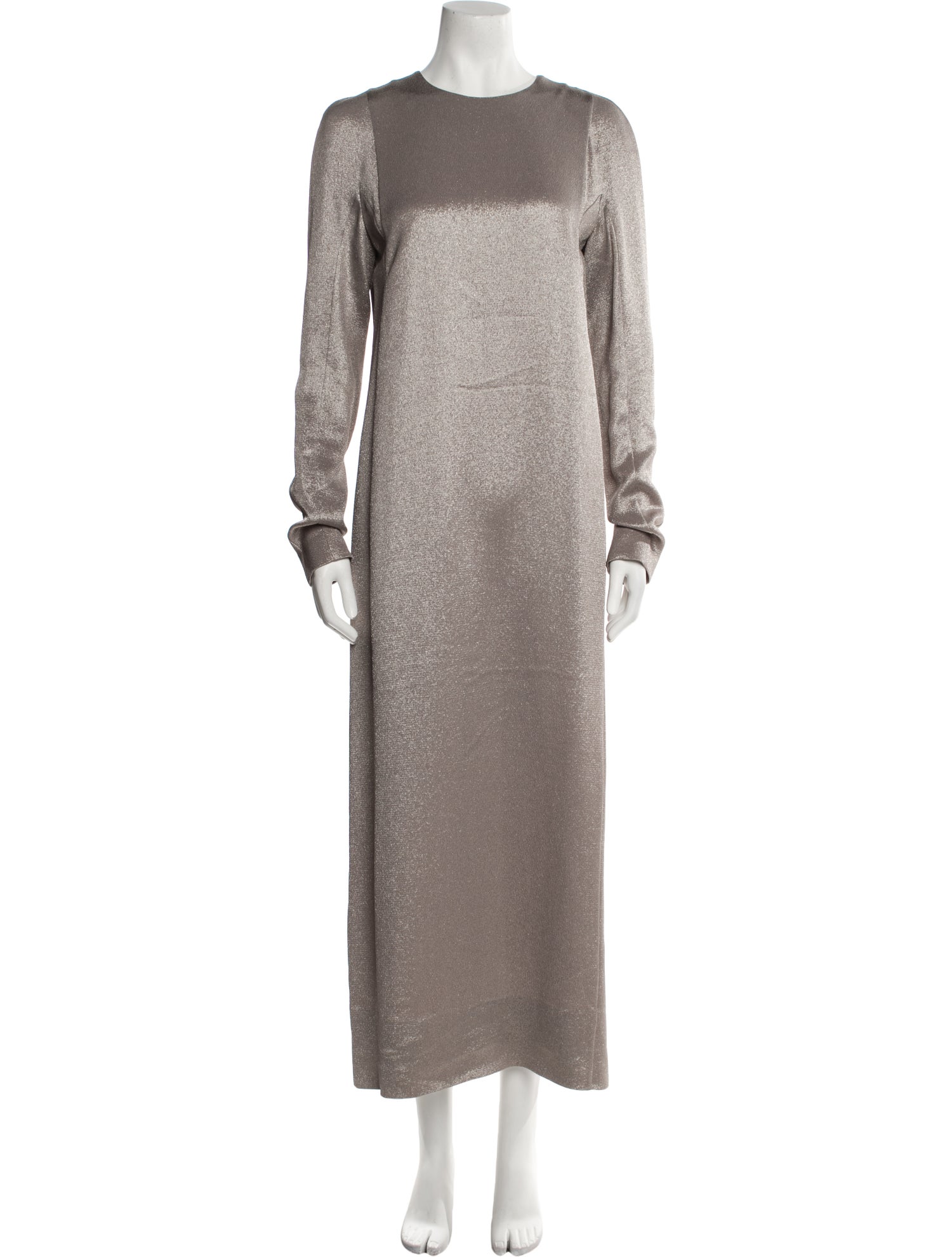 FFORME Crew Neck Long Dress