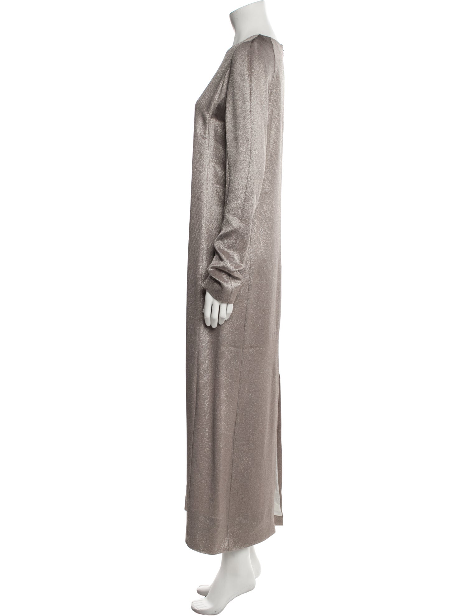 FFORME Crew Neck Long Dress