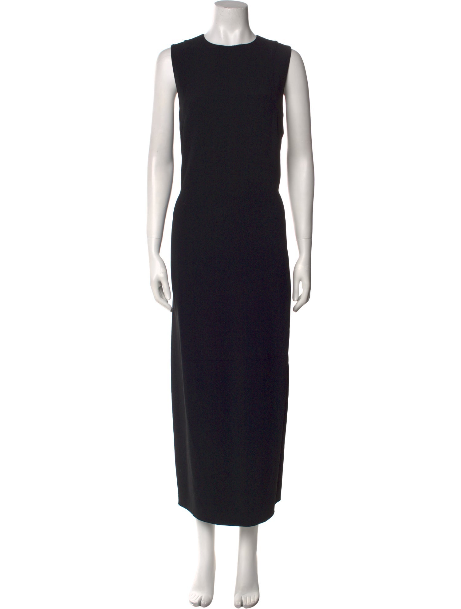 FFORME Crew Neck Long Dress