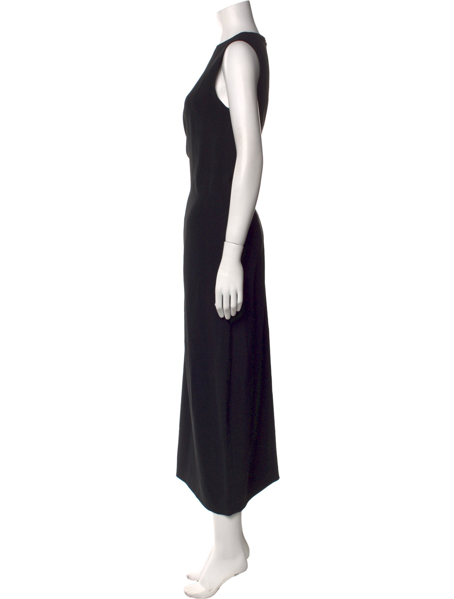 FFORME Crew Neck Long Dress