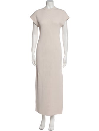 FFORME Crew Neck Long Dress