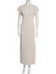FFORME Crew Neck Long Dress