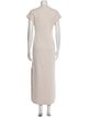 FFORME Crew Neck Long Dress