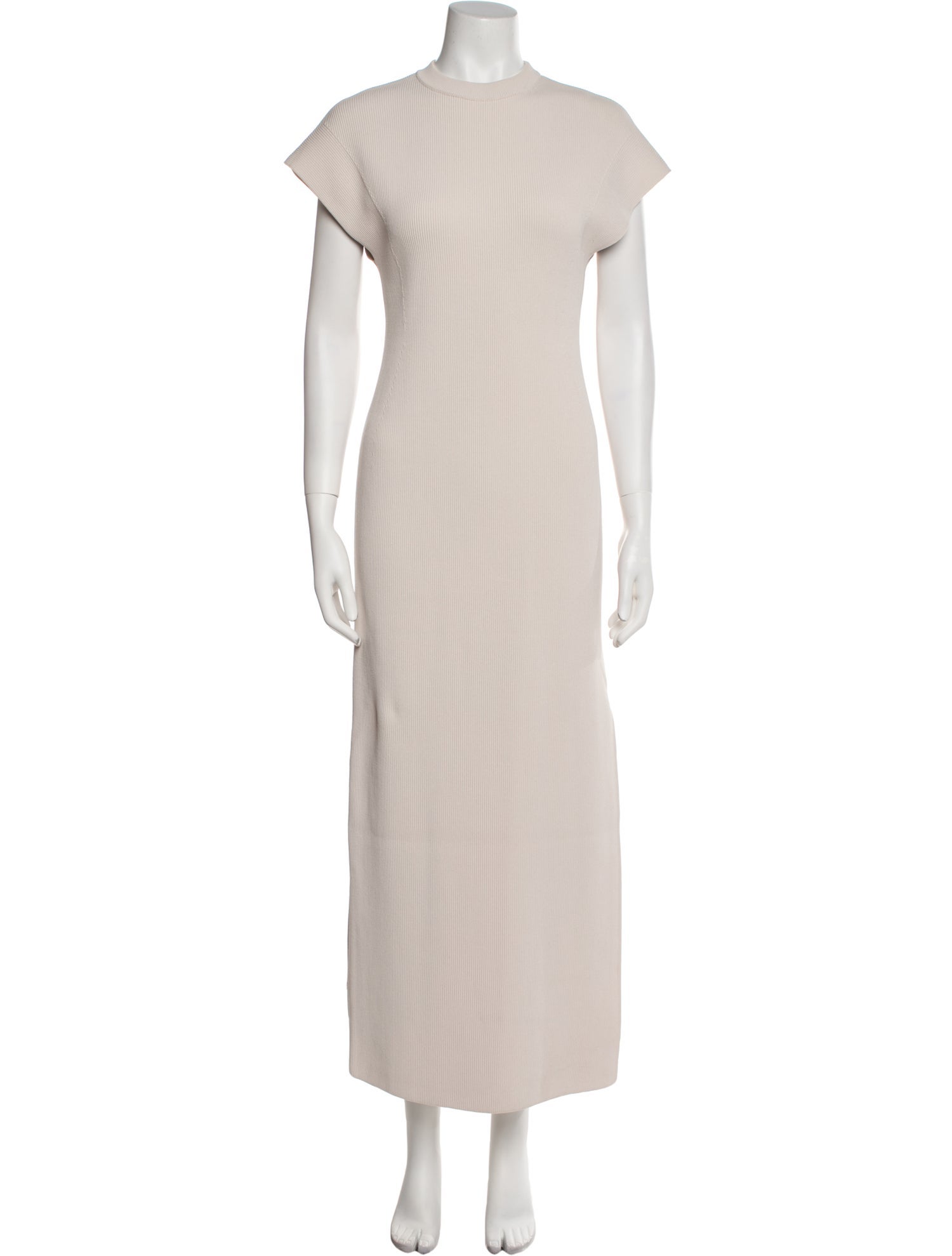 FFORME Crew Neck Long Dress