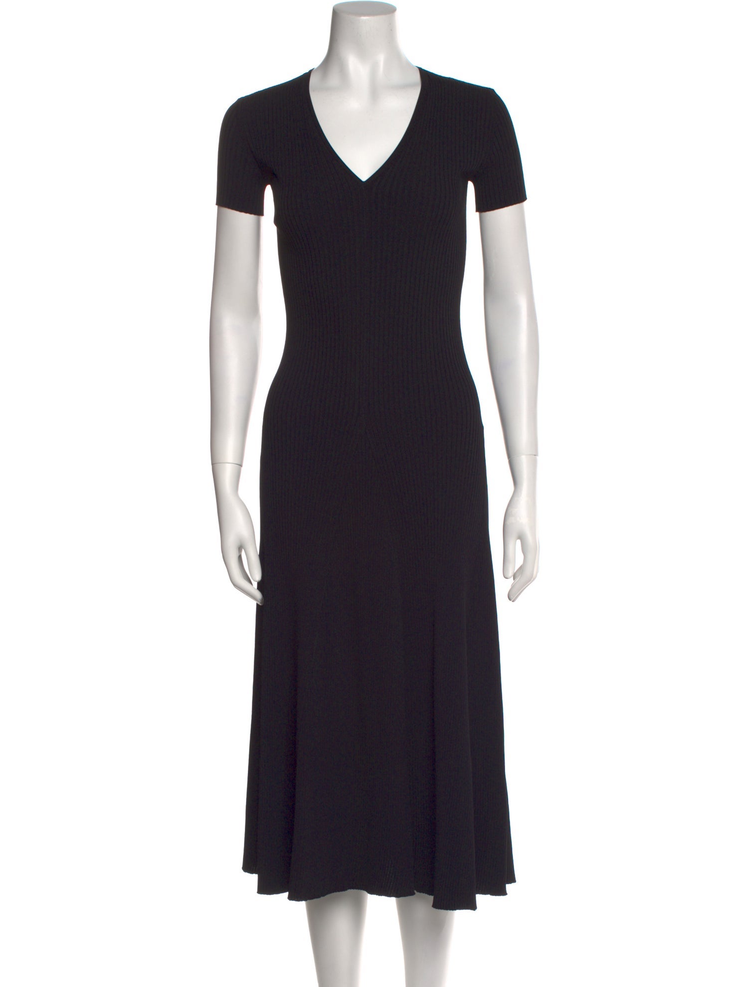 FFORME V-Neck Midi Length Dress