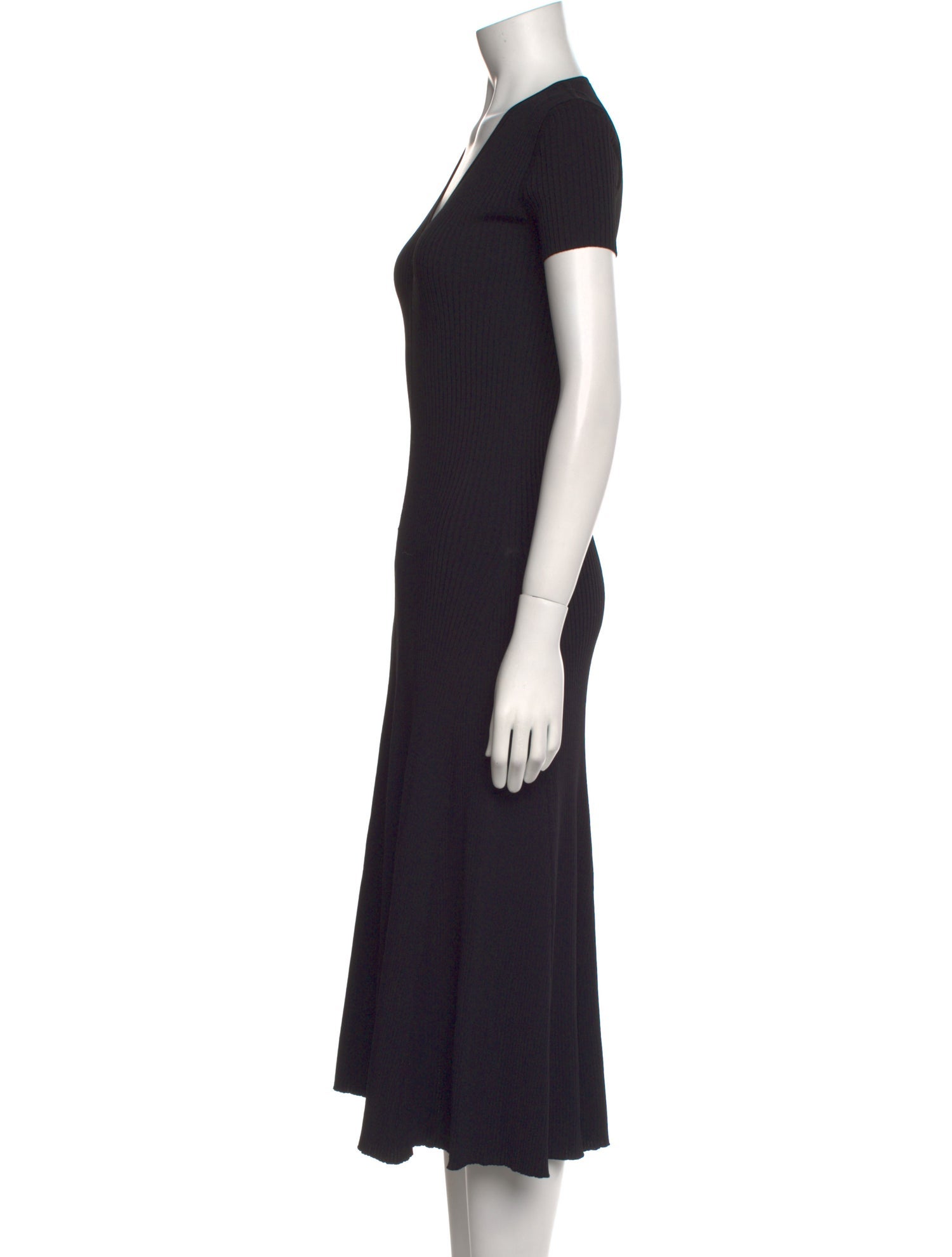 FFORME V-Neck Midi Length Dress