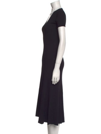 FFORME V-Neck Midi Length Dress