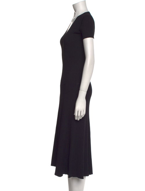 FFORME V-Neck Midi Length Dress