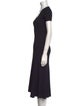 FFORME V-Neck Midi Length Dress