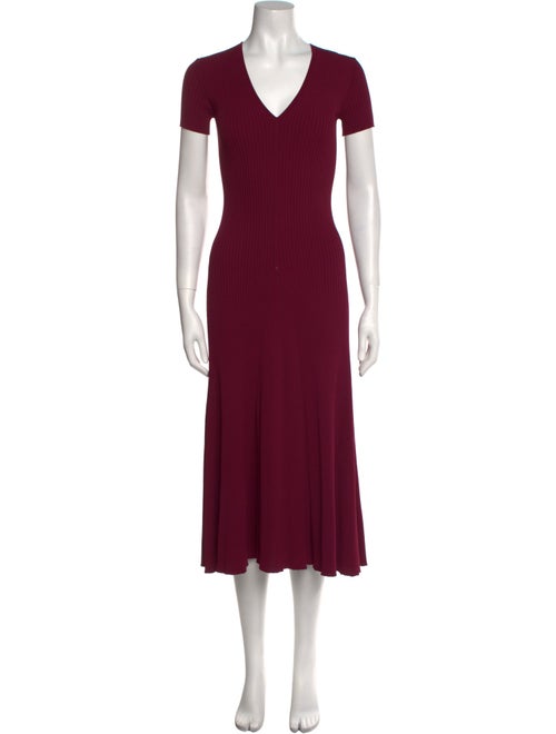 FFORME V-Neck Midi Length Dress