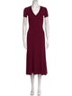 FFORME V-Neck Midi Length Dress